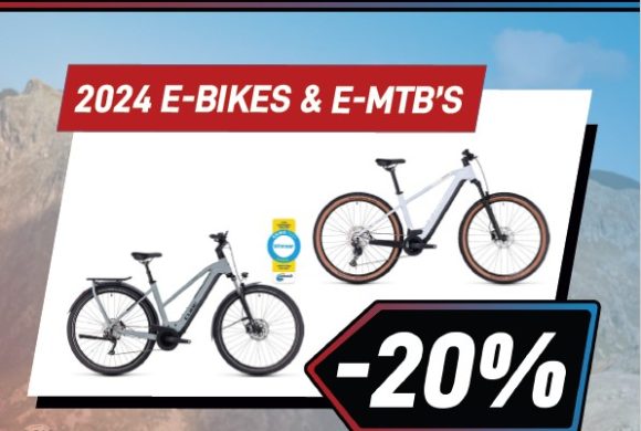 20 % korting op alle ’24 modellen bij CUBE