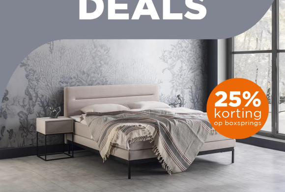 totaalBED December DEALS 25% KORTING OP ALLE BOXSPRINGS